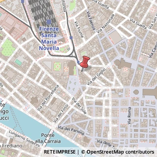 Mappa Via Panzani, 61/rosso, 50123 Firenze, Firenze (Toscana)