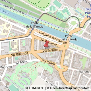 Mappa Via Bronzino, 34/A/B/C, 50142 Firenze, Firenze (Toscana)