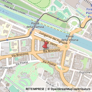 Mappa Via Bronzino, 38, 50142 Firenze, Firenze (Toscana)