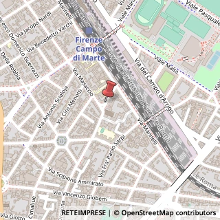 Mappa Via Capo di Mondo,  62, 50136 Firenze, Firenze (Toscana)