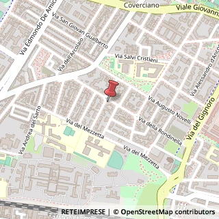 Mappa Via della Rondinella, 57, 50135 Firenze, Firenze (Toscana)