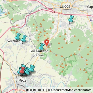 Mappa Traversa Prima Via dell'Acquarella, 55100 Lucca LU, Italia (6.51824)