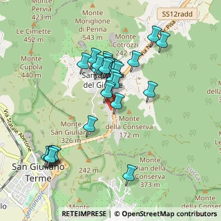Mappa Traversa Prima Via dell'Acquarella, 55100 Lucca LU, Italia (0.89259)
