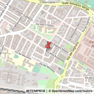 Mappa Via della Rondinella, 42R, 50135 Firenze, Firenze (Toscana)