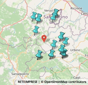 Mappa Via Ca' Giorgetto, 61021 Carpegna PU, Italia (14.471)