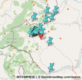Mappa Via Ca' Giorgetto, 61021 Carpegna PU, Italia (2.527)