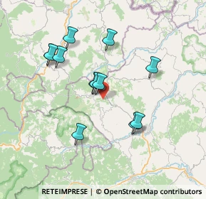 Mappa Via Ca' Giorgetto, 61021 Carpegna PU, Italia (6.7625)