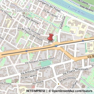 Mappa Via del Palazzo dei Diavoli, 43, 50142 Firenze, Firenze (Toscana)