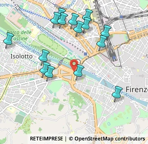 Mappa P.za Taddeo Gadd, 50143 Firenze FI, Italia (1.092)