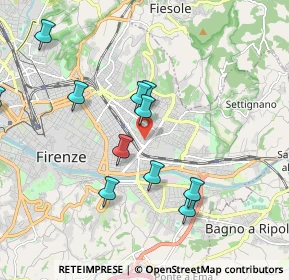 Mappa Via Fratelli Bandiera, 50012 Firenze FI, Italia (1.97455)