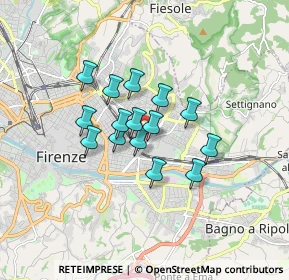 Mappa Via Fratelli Bandiera, 50012 Firenze FI, Italia (1.198)