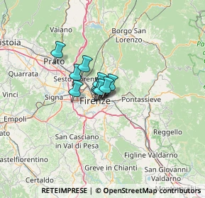 Mappa Via Fratelli Bandiera, 50012 Firenze FI, Italia (5.47273)