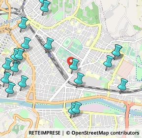 Mappa Via Fratelli Bandiera, 50012 Firenze FI, Italia (1.4115)
