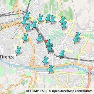 Mappa Via dei Frati Bigi, 50136 Firenze FI, Italia (1.012)