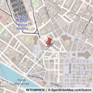Mappa Via Panzani, 33, 50123 Firenze, Firenze (Toscana)