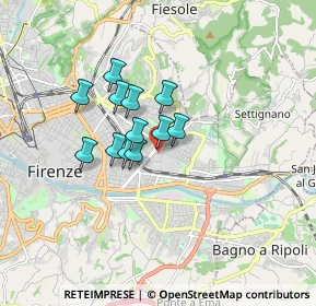 Mappa Via Bernardino Ramazzini, 50135 Firenze FI, Italia (1.16833)