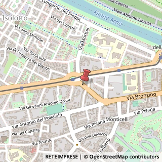 Mappa Via del Palazzo dei Diavoli,  20, 50142 Firenze, Firenze (Toscana)