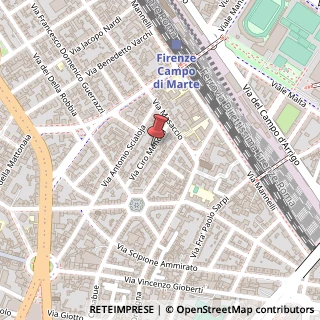 Mappa Via Ciro Menotti, 28, 50136 Firenze, Firenze (Toscana)