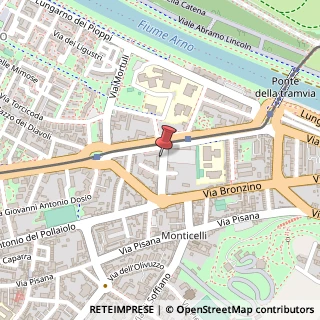 Mappa Via Pietro Francavilla, 4, 50142 Firenze, Firenze (Toscana)