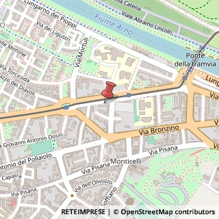 Mappa Via del Sansovino, 177, 50142 Firenze, Firenze (Toscana)