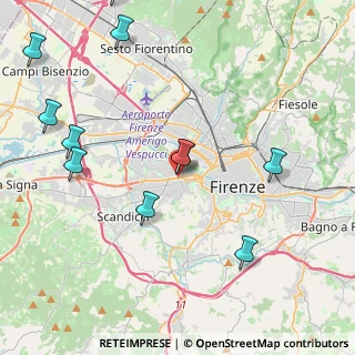 Mappa Via Francesco Talenti, 50142 Firenze FI, Italia (5.14273)