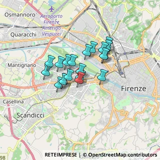 Mappa Via Francesco Talenti, 50142 Firenze FI, Italia (1.2355)