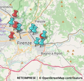 Mappa Via Giovanni Marradi, 50135 Firenze FI, Italia (3.90455)