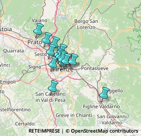 Mappa Via Giovanni Marradi, 50135 Firenze FI, Italia (9.33133)