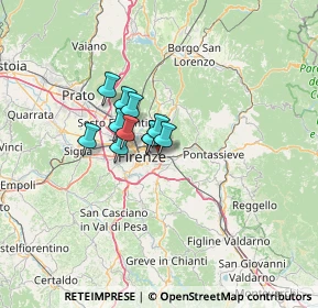 Mappa Via Giovanni Marradi, 50135 Firenze FI, Italia (7.40636)