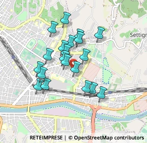 Mappa Via Giovanni Marradi, 50135 Firenze FI, Italia (0.7455)