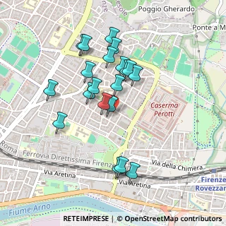 Mappa Via Giovanni Marradi, 50135 Firenze FI, Italia (0.433)