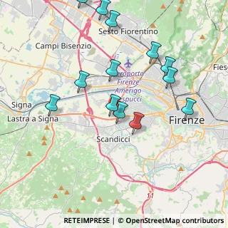 Mappa Viadotto del Ponte all'Indiano, 50142 Firenze FI, Italia (4.27692)