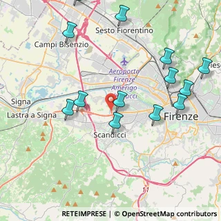 Mappa Viadotto del Ponte all'Indiano, 50142 Firenze FI, Italia (4.85385)