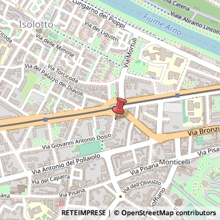 Mappa Via Giovanni Antonio Dosio, 13, 50142 Firenze, Firenze (Toscana)