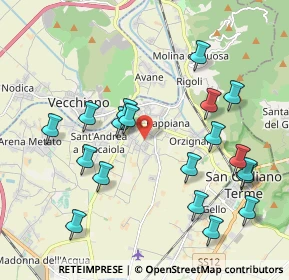 Mappa Via Garcia Lorca S. Martino a Ulmiano, 56017 Pisa PI, Italia (2.3085)