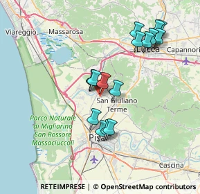 Mappa Via Garcia Lorca S. Martino a Ulmiano, 56017 Pisa PI, Italia (7.11941)