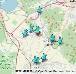 Mappa Via Garcia Lorca S. Martino a Ulmiano, 56017 Pisa PI, Italia (3.63)