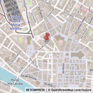 Mappa Via del Giglio, 15, 50123 Firenze, Firenze (Toscana)