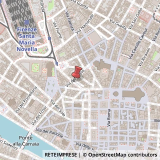 Mappa Via F.lli Cervi, 11, 50123 Firenze, Firenze (Toscana)