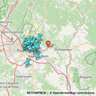 Mappa Via di Docciola, 50012 Vallina FI, Italia (7.15)
