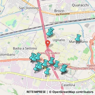 Mappa A1 Milano - Napoli, 50142 Firenze FI, Italia (1.078)