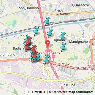 Mappa A1 Milano - Napoli, 50142 Firenze FI, Italia (0.8855)