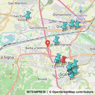 Mappa A1 Milano - Napoli, 50142 Firenze FI, Italia (2.63214)