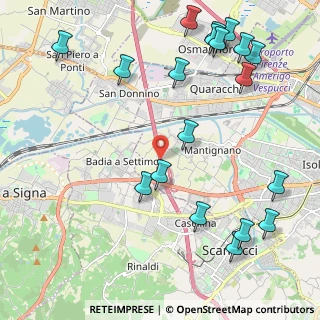 Mappa A1 Milano - Napoli, 50142 Firenze FI, Italia (2.80579)