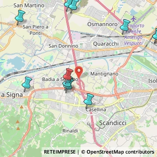 Mappa A1 Milano - Napoli, 50142 Firenze FI, Italia (2.97091)