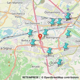 Mappa A1 Milano - Napoli, 50142 Firenze FI, Italia (2.36545)