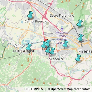 Mappa A1 Milano - Napoli, 50142 Firenze FI, Italia (4.08727)