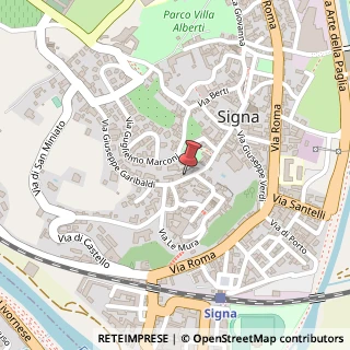 Mappa Via Dante Alighieri, 48, 50058 Signa, Firenze (Toscana)