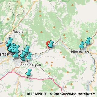 Mappa Via dello Stelli, 50012 Vallina FI, Italia (6.023)
