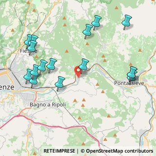 Mappa Via dello Stelli, 50012 Vallina FI, Italia (5.08813)